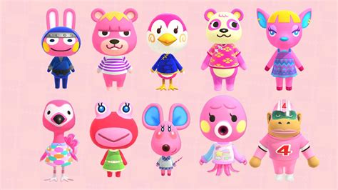 As of version 2. . Pink villagers animal crossing